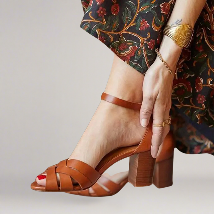 Amalfi - Handcrafted Open Wedge Sandal