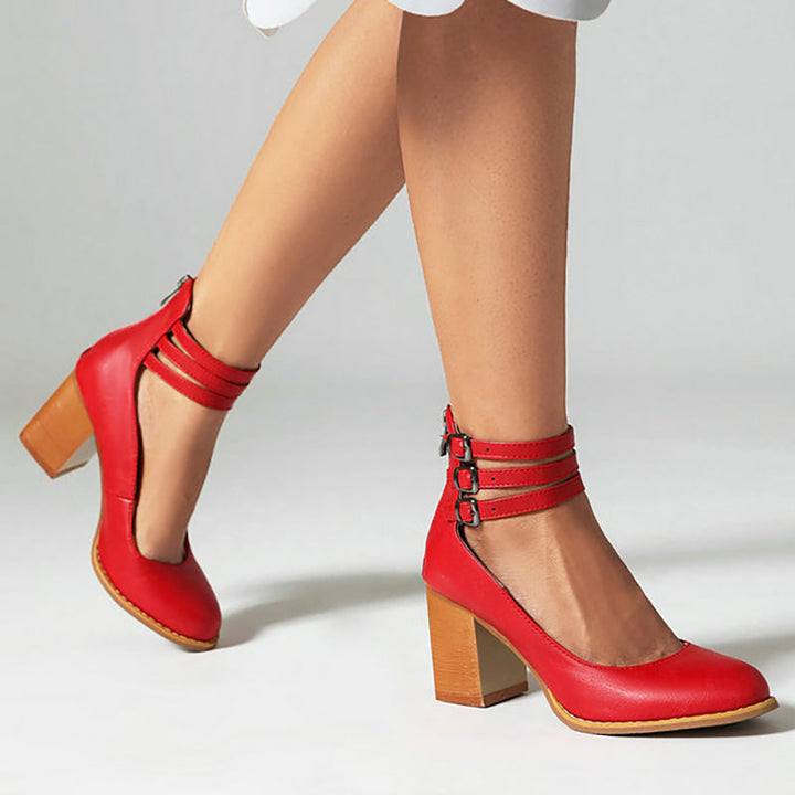 Caa - Plain Sandals With Ankle Strap