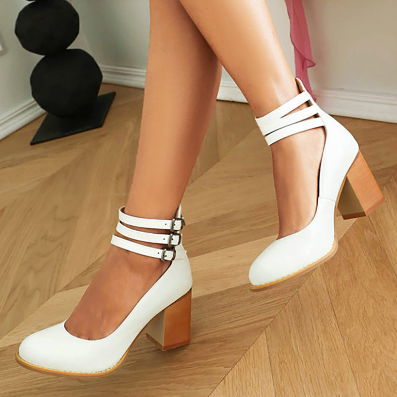 Caa - Plain Sandals With Ankle Strap