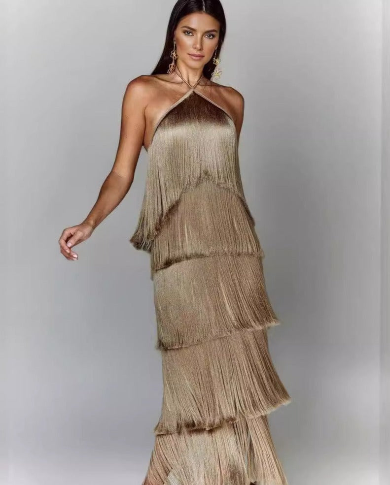 Eva - Dress With Tassels