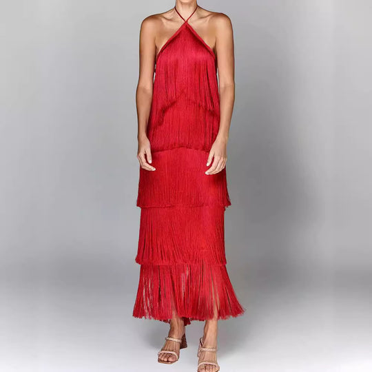Eva - Dress With Tassels