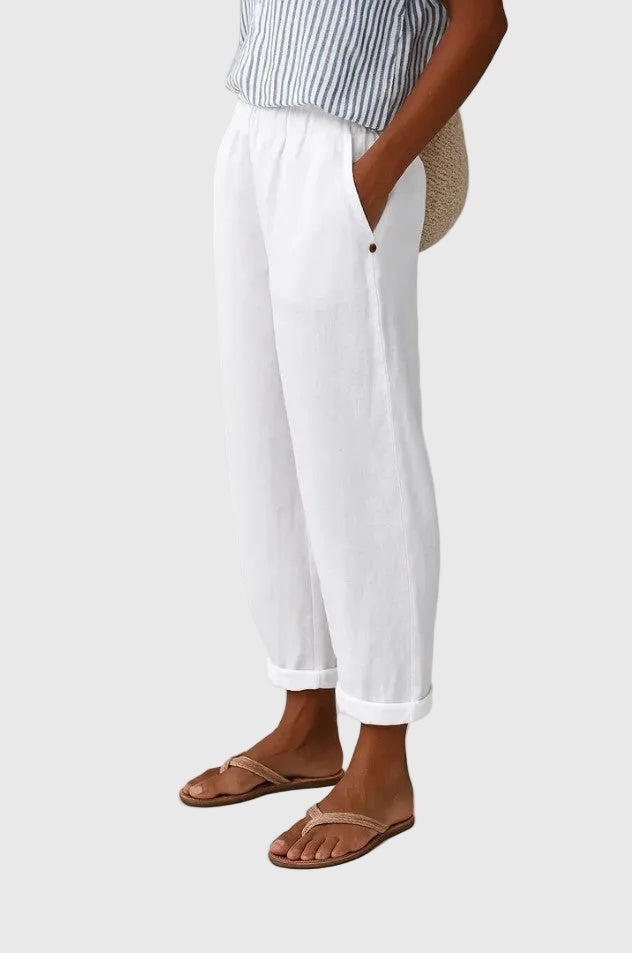 Marilyn | Timeless Linen-Cotton Trousers