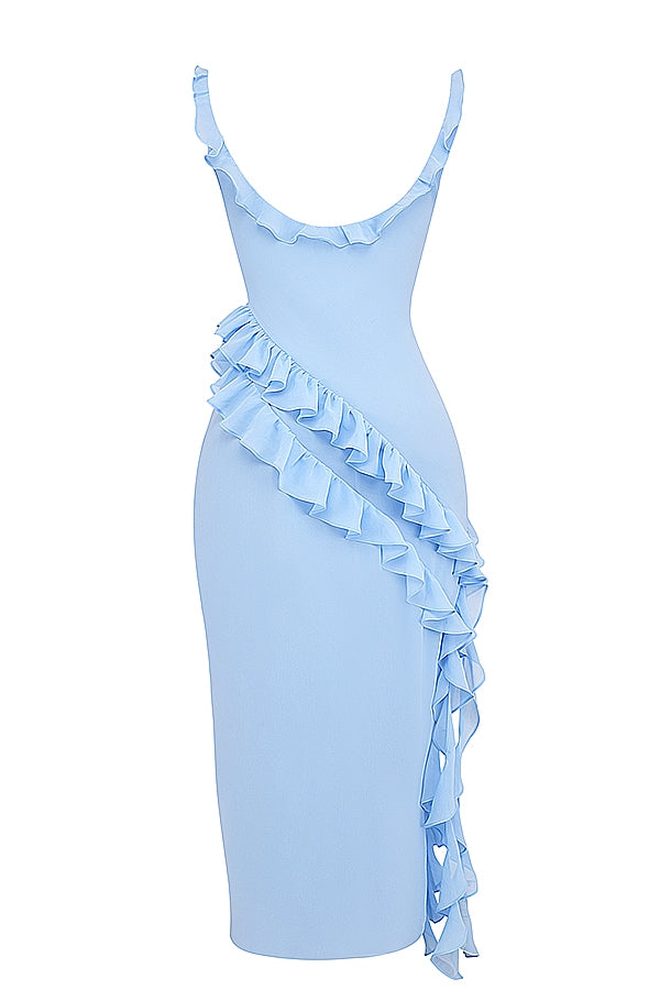 Dalia - Long Dress With Ruffles
